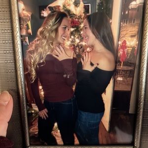 Abercrombie and Fitch off the shoulder sweater